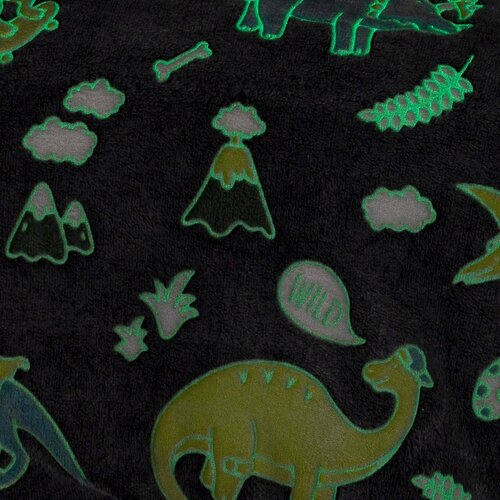 Hanorac imitație de blăniță 4Home Dino, fluorescent, 70 x 70 cm