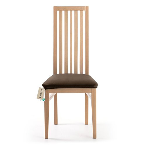 Restilo Spannbezug für Stuhlsitz Sentodunkelbraun, 40 x 40 + 5 cm