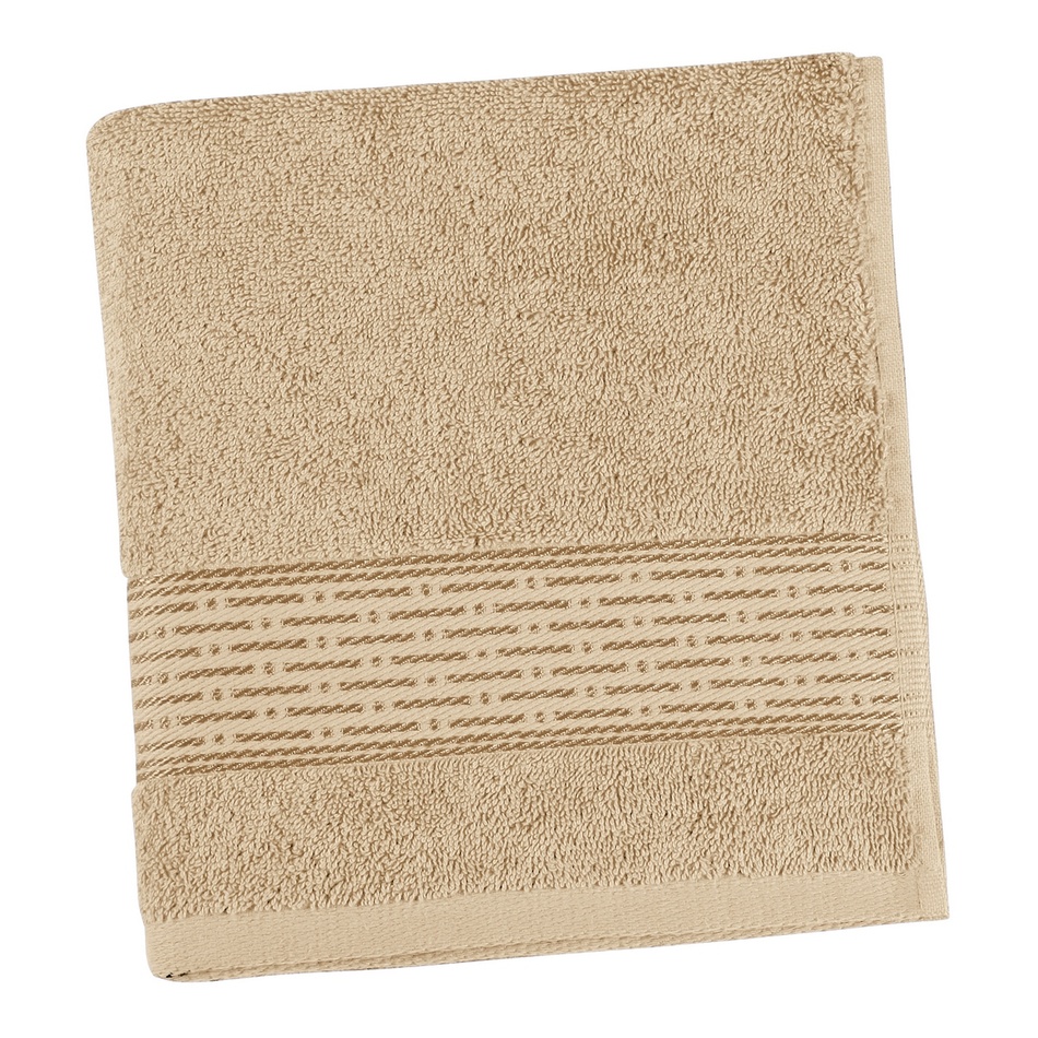 Levně Bellatex froté ručník Proužek tmavě béžová, 50 x 100 cm