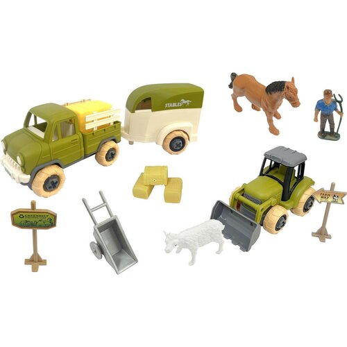 Zestaw konstrukcyjny Farma traktor