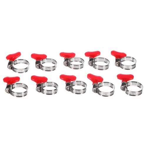 Sixtol Zacisk do węży z motylkiem MECHANIC CONNECT 16-25 mm, 10 szt.