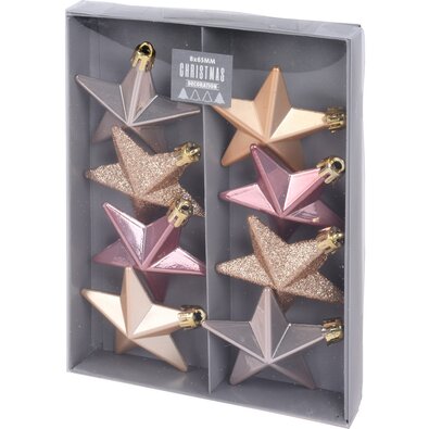 Satz Weihnachtsschmuck Alcamo Gold, 8 St.gold,