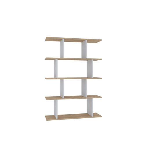 Bücherregal Harmon White and Oak
