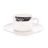 Orion Porcelanowa filiżanka z podstawką Caffé 0,18 l,2 szt.