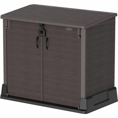 Duramax Cutie de depozitare pentru grădinăStoreAway maro, 850 l
