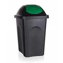 Coș de gunoi MP 30 l, capac verde
