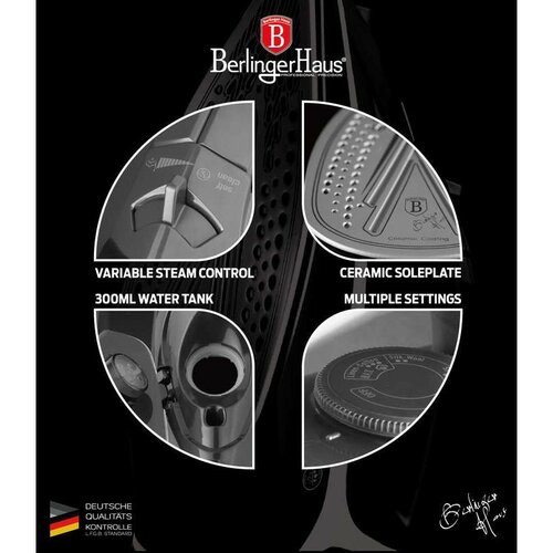 Berlinger Haus Napařovací žehlička 2200 Moonlight Edition