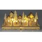 Zimowy krajobraz LED naturalny, 10x LED, 30 cm, 2x AA