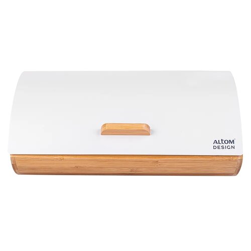 Altom Bamboo kruhnik, 35 x 25 x 15,5 cm, bela