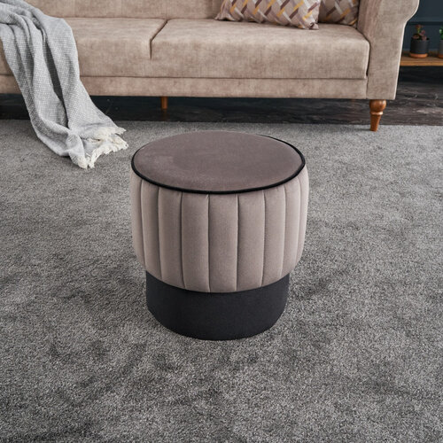 Taburet Rose Pouf Gri