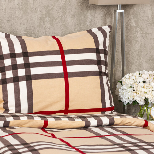 Lenjerie de pat din flanelă 4Home Cub, 220 x 200 cm, 2 buc. 70 x 90 cm