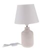 Keramická stolní lampa Alba, 40 cm, sv. béžová