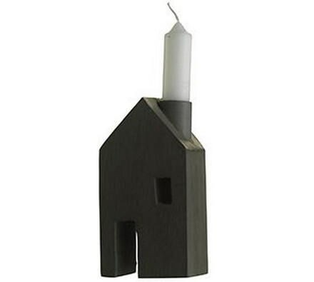 Drevený domček na sviečku 14 x 6,5 x 7 cm