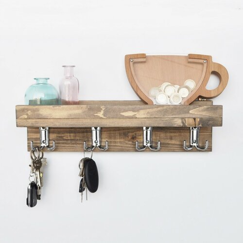 Кухонна полиця Rustic Walnut