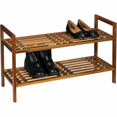 Wenko Dřevěný botník z akácie FONDI