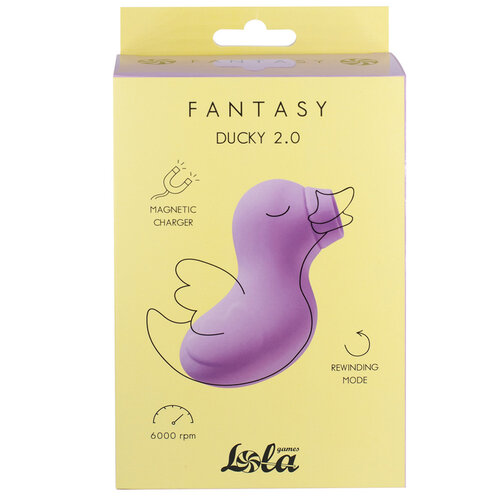 Акумуляторний кліторальний стимулятор FantasyDucky 2.0 Lavender