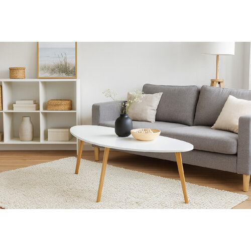 Konferenční stolek ESPEN Mini, 120 cm, bílá