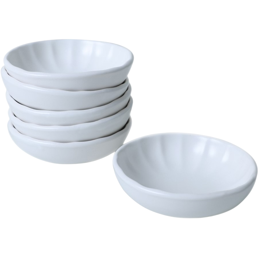 Zestaw 6 misek kamionkowych Laguna 12 cm, biały