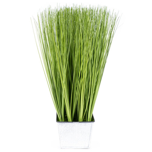 Cvetlični koritec z umetno travo, 29 x 23 x 9 cm