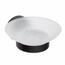 SAPHO XB800 X-round black săpunieră, sticlă opacă,negru