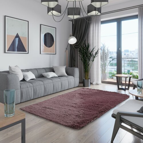 Restilo Хутро Karvag рожевий, 100 x 150 см