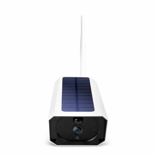 Cameră smart Tellur WiFi panou solar 1080P, albă