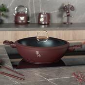 BerlingerHaus Wok fedővel Leonardo 30 cm