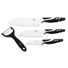 Set de cuţite Berlinger Haus, 3 piese, santoku, curacletă Bianco