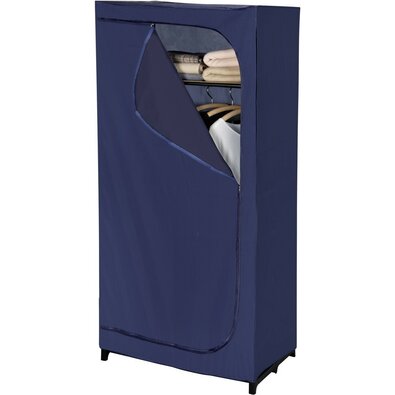 Wenko Skládací textilní skříň s policí Business, 160 x 50 x 75 cm