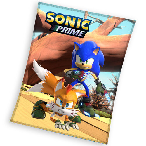 Carbotex Pătură pentru copii Ježek Sonic și Tails, 130 x 170 cm