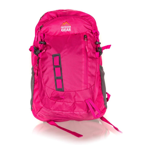 Outdoor Gear Track hátizsák turisztikához, rózsaszín, 33 x 49 x 22 cm