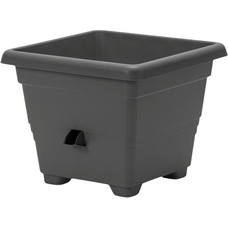 Plastia Ghiveci auto-udare Plastia Bergamot 35 x 35 cm,gri, 35 x 35 cm