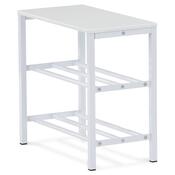 Skrinka na topánky 83168-42 WT, kov, biela