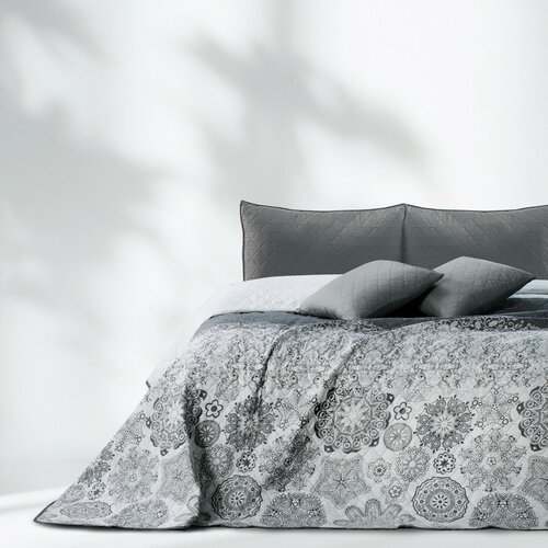 DecoKing Přehoz na postel Alhambra šedá, 220 x 240 cm
