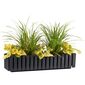 Gardenico Blumenkasten Fency Anthrazit, 75 x 18,5 cm