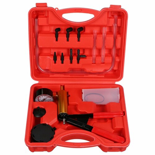 Sixtol Set pentru testarea cu vidă a sistemelor defrânare MECHANIC 16, 0 până la -1 bar, 16 piese