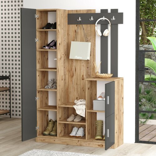 Dano Atlanitc Pine and Anthracite előszoba szett