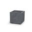 SIERRA SQUARE BETON EFFECT virágtartó 38,5 cm, szürke