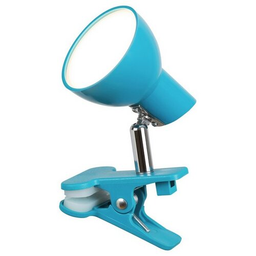 Rabalux 1479 klip-on LED stolní lampa Noah, modrá