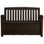 Ławka Patio Bench brązowa, 139 x 63,5 x 88 cm