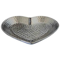 Ceramiczna taca srebrna Amare, 20 x 18 cm Ceramiczna taca srebrna Amare, 20 x 18 cm