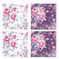 Altom Keramični podstavek Floral, 10 x 10 cm, set4 kosov