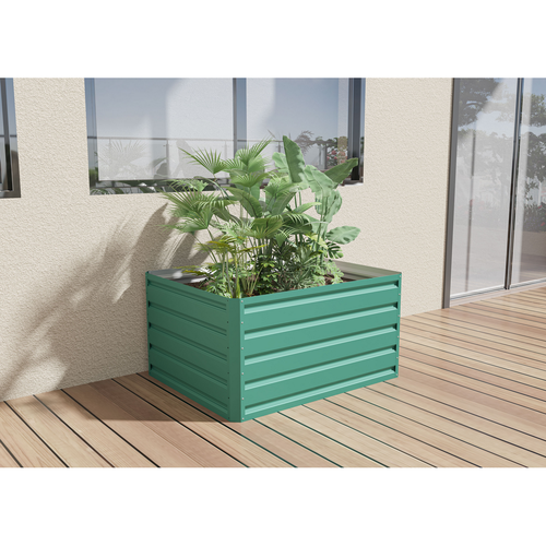 Patură înălțată G21 Daisy 100 x 80 x 52 cm, dintablă, verde