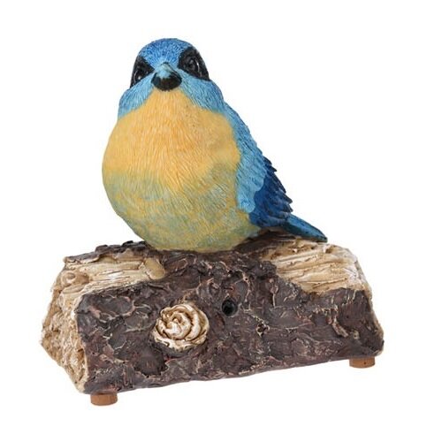 Садовий декор Пташка зі звуком, 13,5 x 7x 13 см