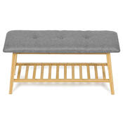 Autronic DR-N1012 GREY2 Schuhbank, 90 x 45 x 30 cm