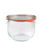 Set de 6 borcane Weck Tulpe 580 ml cu accesorii,diametru 100 mm