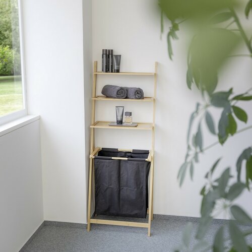 Wenko lestev s košaro za perilo Ecori, 152 x 35 x 57 cm