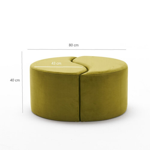 Taburet Alis Pouf Verde