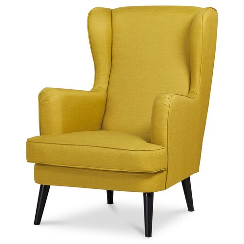 Fotoliu cu spătar înalt YEL3, galben