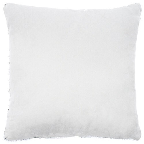 Poduszka z cekinami srebrny, 40 x 40 cm